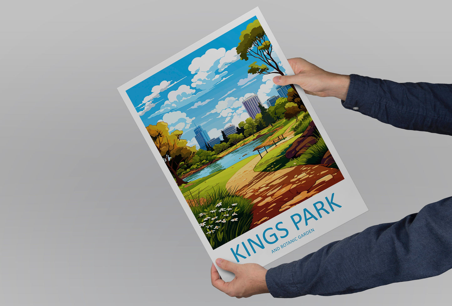 Kings Park Royal Botanic Garden Travel Print Wall Art Kings Park Royal Botanic Garden Wall Hanging Home Décor Kings Park Royal Botanic