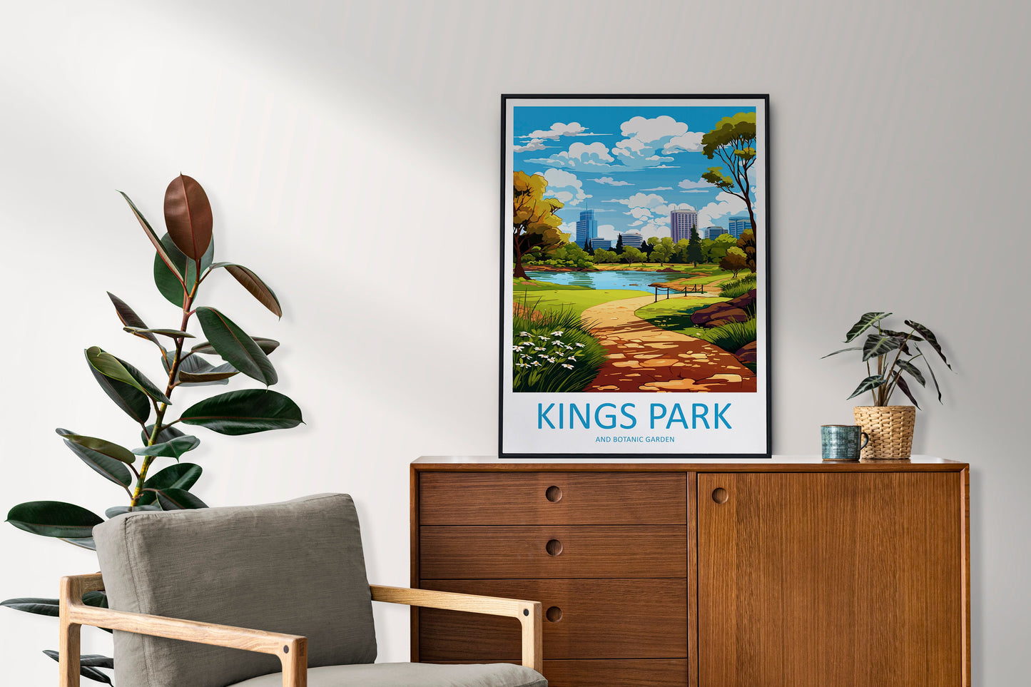 Kings Park Royal Botanic Garden Travel Print Wall Art Kings Park Royal Botanic Garden Wall Hanging Home Décor Kings Park Royal Botanic