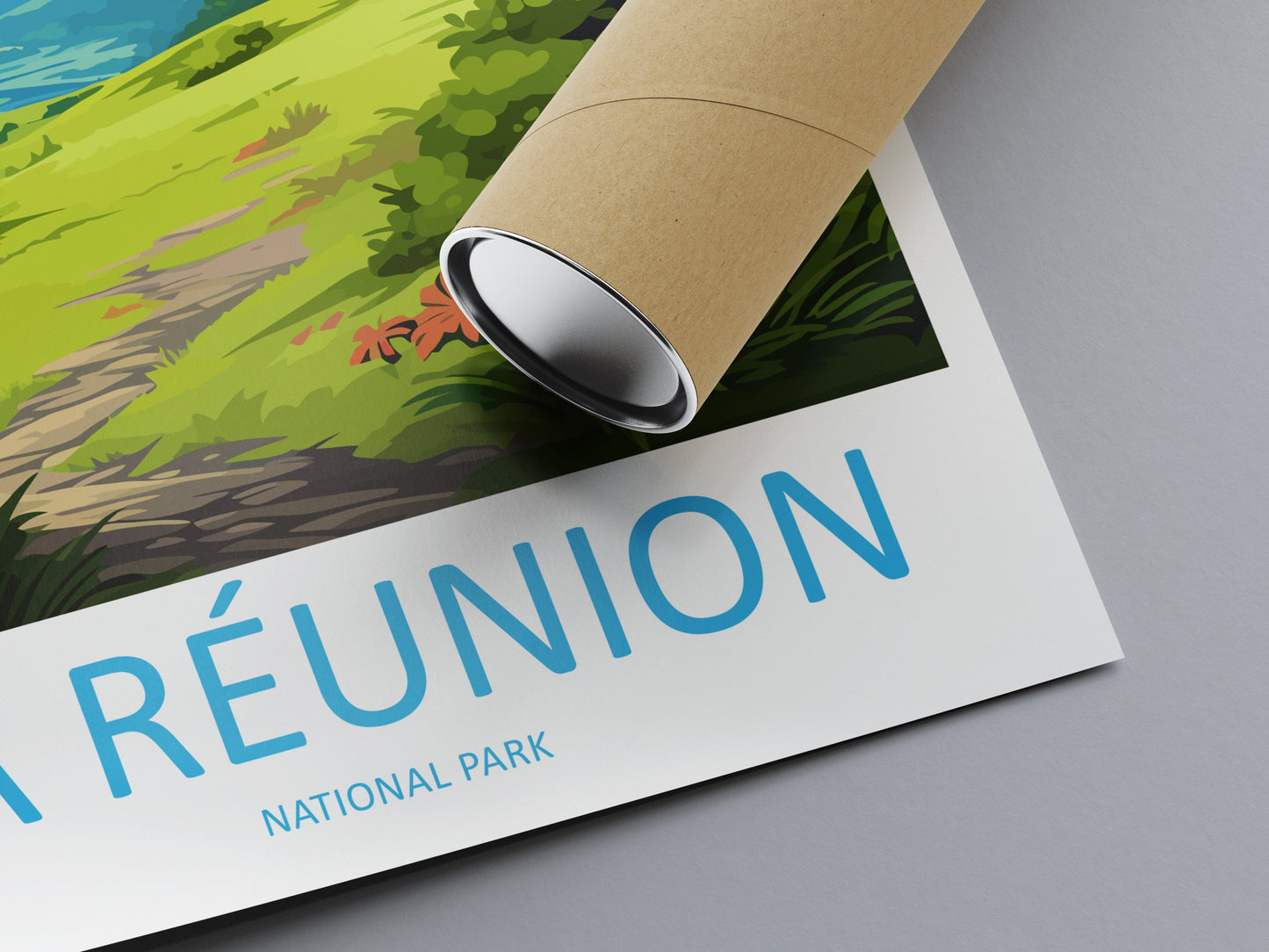 La Réunion National Park Travel Print Wall Art La Réunion Wall Hanging Home Décor La Réunion National Park Gift Art Lovers France Art Lover