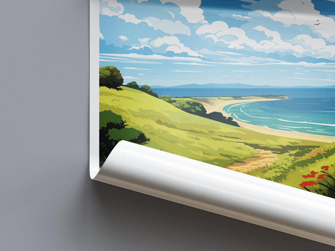 Llŷn Travel Print Wall Art Llŷn Wall Hanging Home Decor Llŷn Gift Art Lovers Wall Art AONB Print Travel Poster