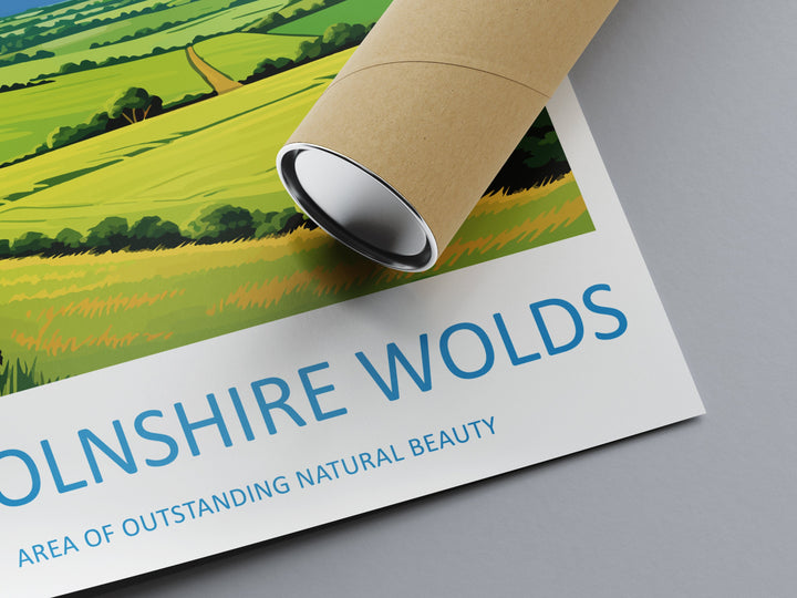 Lincolnshire Wolds Travel Print Wall Art Lincolnshire Wolds Wall Hanging Home Decor Lincolnshire Wolds Gift Art Lovers Wall Art AONB Print