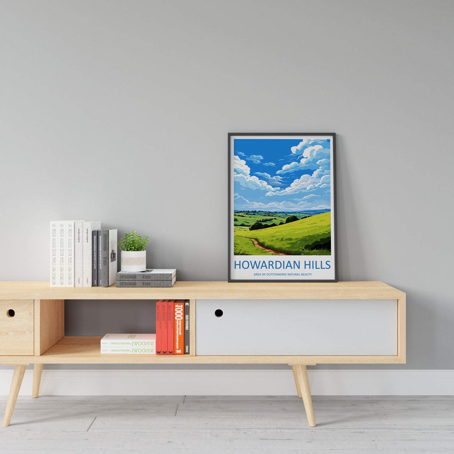 Howardian Hills Travel Print Wall Art Howardian Hills Wall Hanging Home Decor Howardian Hills Gift Art Lovers Wall Art AONB Print