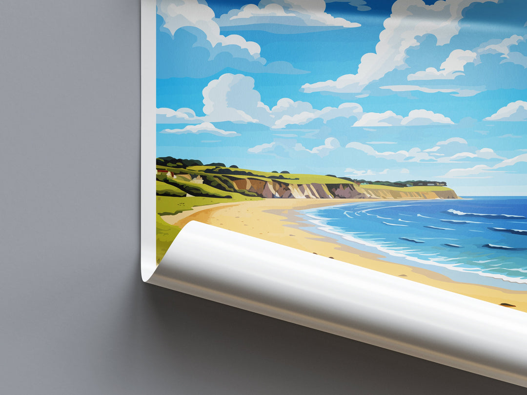 Dorset Travel Print Wall Art Dorset Wall Hanging Home Decor Dorset Gift Art Lovers Wall Art AONB Print