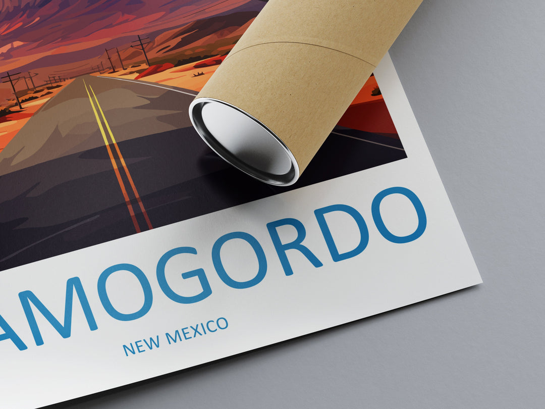 Alamogordo, New Mexico Travel Print Wall Art Alamogordo Wall Hanging Home Décor Alamogordo Gift Art Lovers New Mexico Art Lover Gift Decor