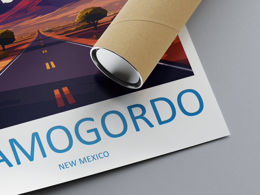 Alamogordo, New Mexico Travel Print Wall Art Alamogordo Wall Hanging Home Décor Alamogordo Gift Art Lovers New Mexico Art Lover Gift Decor