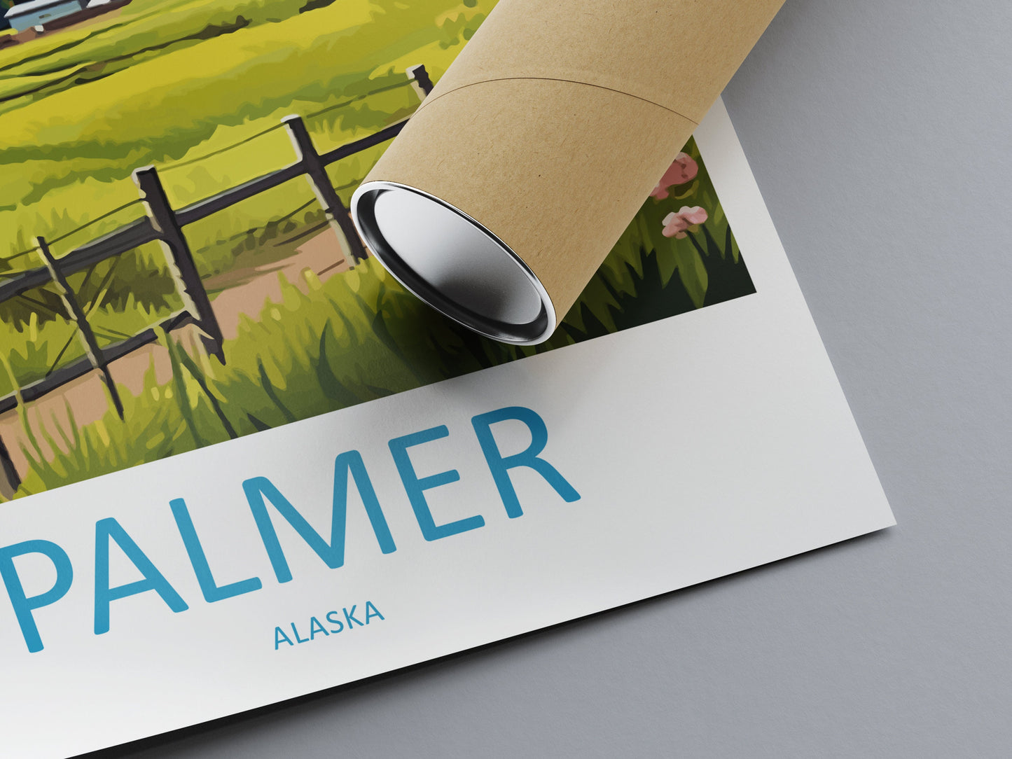 Palmer Travel Print Wall Art Palmer Wall Hanging Home Décor Palmer Gift Art Lovers Alaska Art Lover Gift Palmer Wall Art