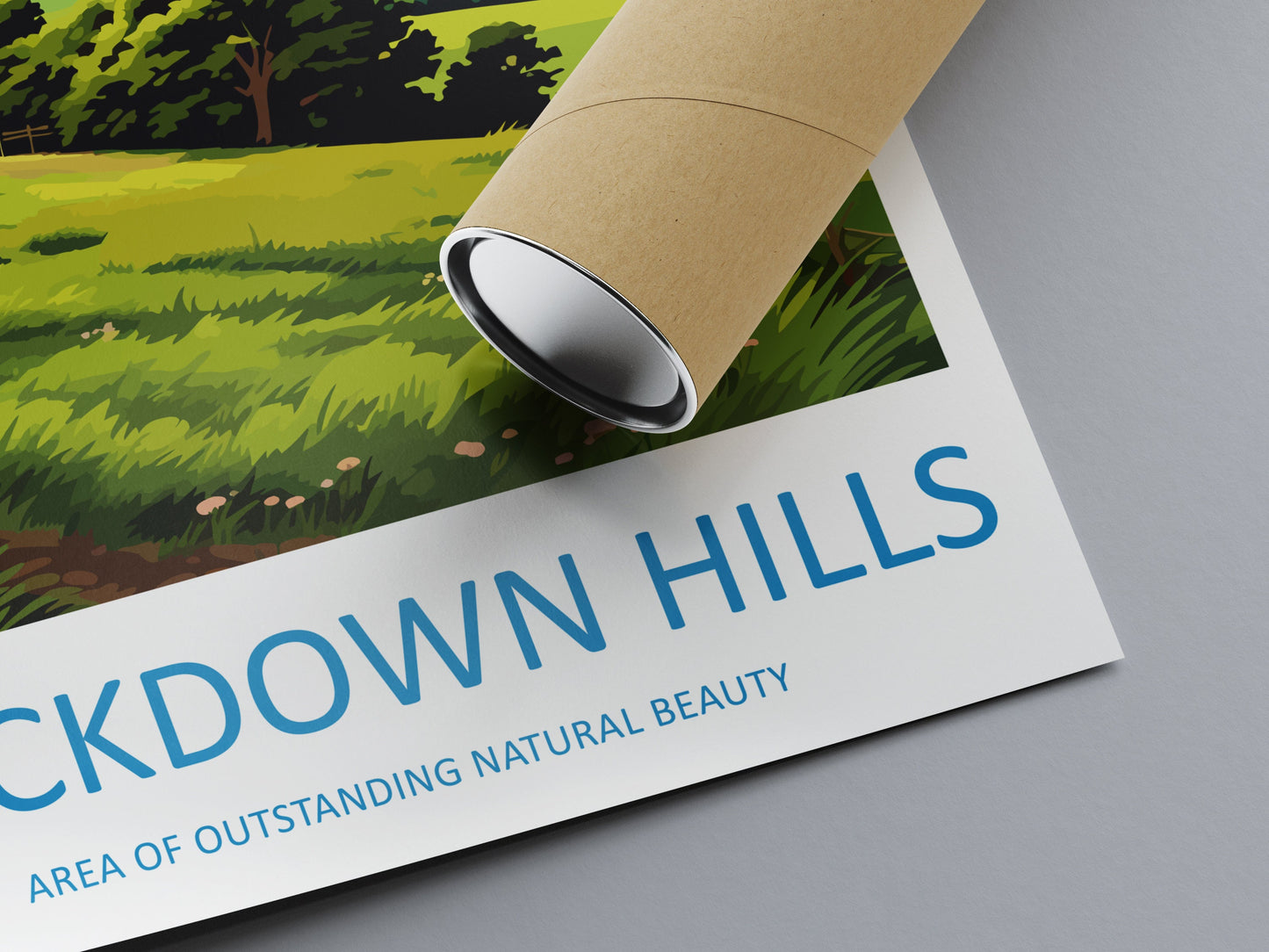 Blackdown Hills Travel Print Wall Art Blackdown Hills Wall Hanging Home Decor Blackdown Hills Gift Art Lovers Wall Art AONB Print