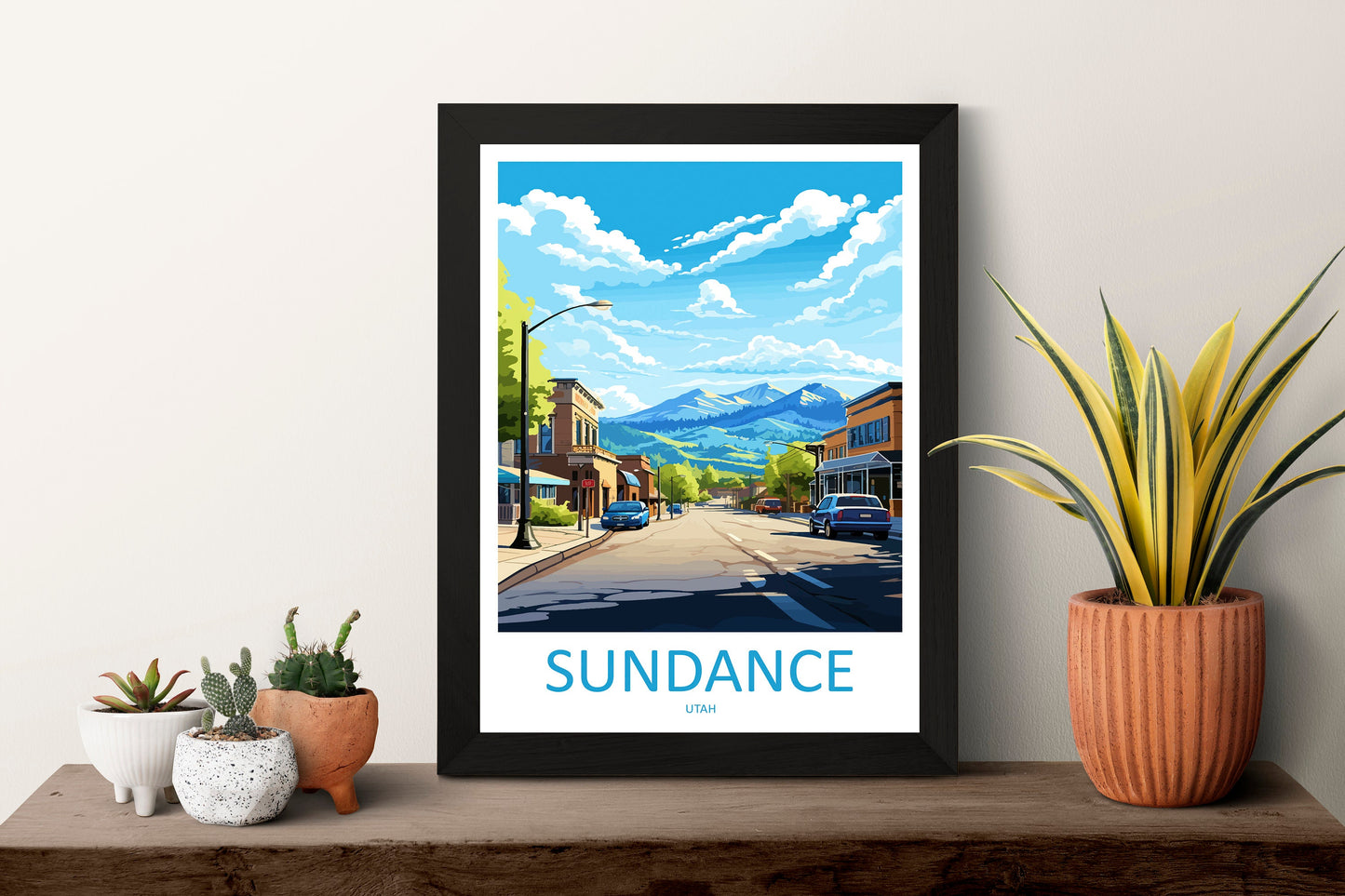 Sundance Travel Print Wall Art Sundance Wall Hanging Home Décor Sundance Gift Art Lovers Utah Art Lover Gift Travel Posters Wall Art