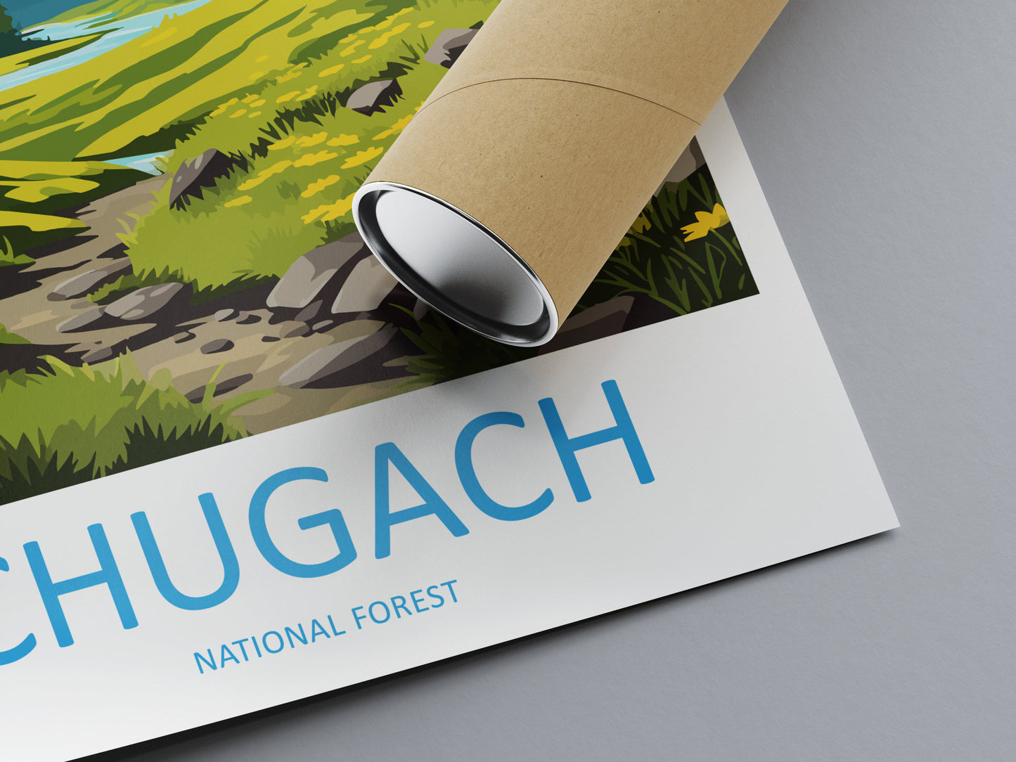 Chugach National Forest Travel Print Wall Art Chugach Wall Hanging Home Décor Chugach Gift Art Lovers Alaska Art Lover Gift Chugach Artwork