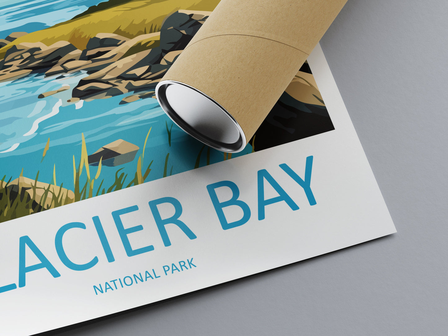 Glacier Bay National Park Travel Print Wall Art Glacier Bay Wall Hanging Home Décor Glacier Bay Gift Art Lovers Alaska Art Lover Gift