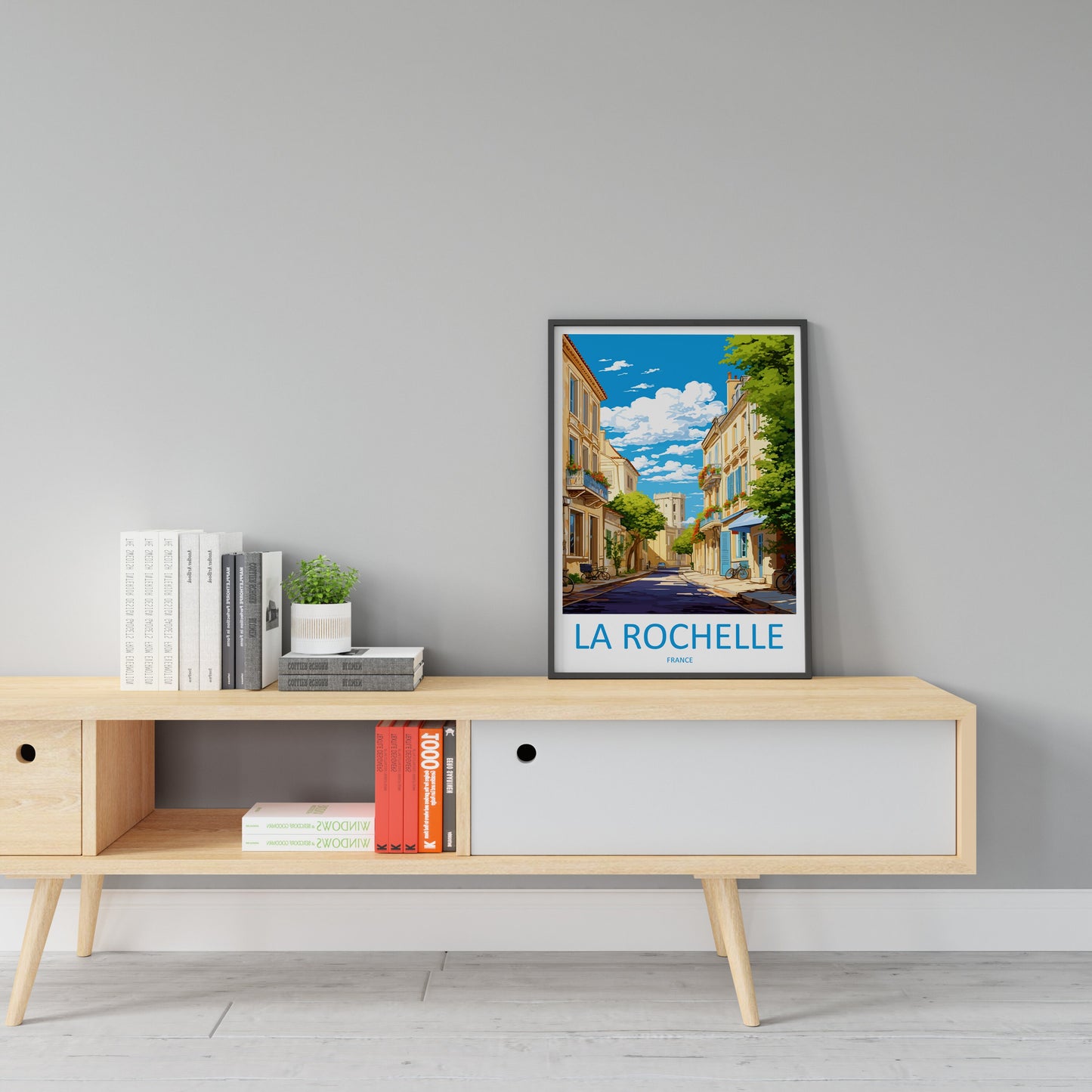 La Rochelle Travel Print Wall Art La Rochelle Wall Hanging Home Décor La Rochelle Gift Art Lovers France Art Lover Gift La Rochelle