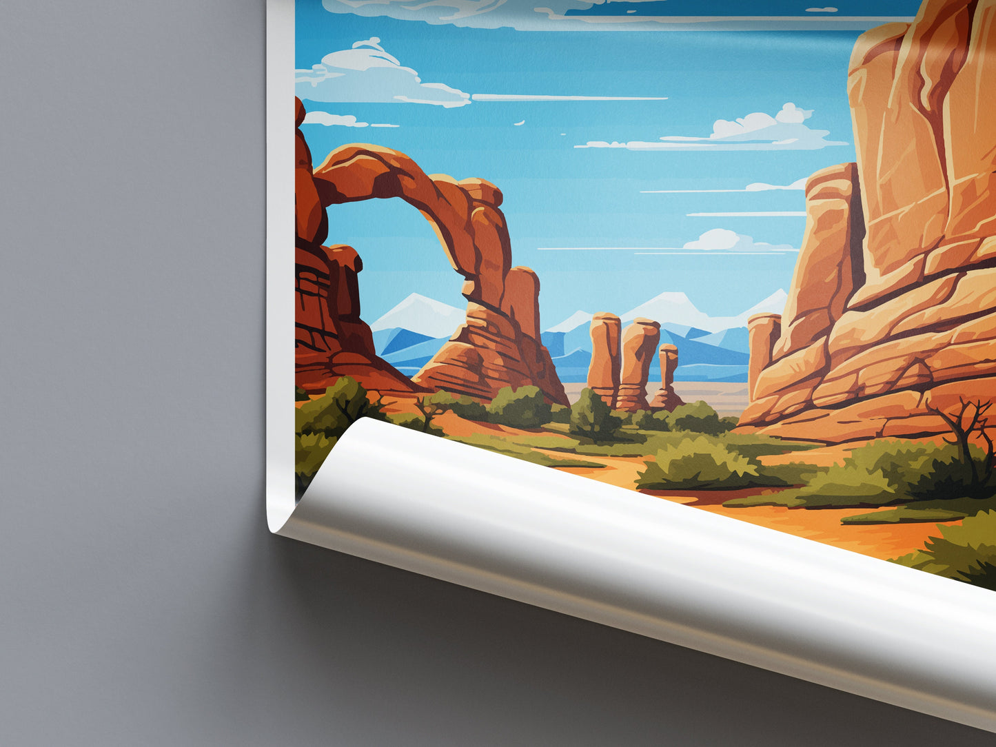 Arches National Park Travel Print Wall Art Arches National Park Wall Hanging Home Décor Arches National Park Art Lovers Utah Art Lover Gift