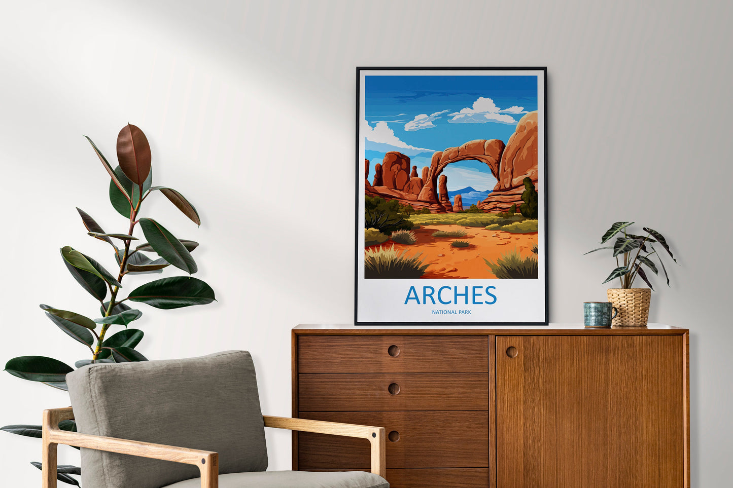 Arches National Park Travel Print Wall Art Arches National Park Wall Hanging Home Décor Arches National Park Art Lovers Utah Art Lover Gift