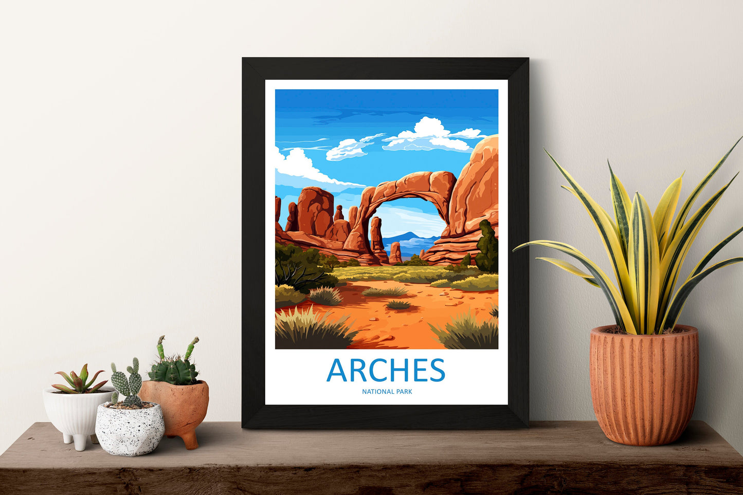 Arches National Park Travel Print Wall Art Arches National Park Wall Hanging Home Décor Arches National Park Art Lovers Utah Art Lover Gift