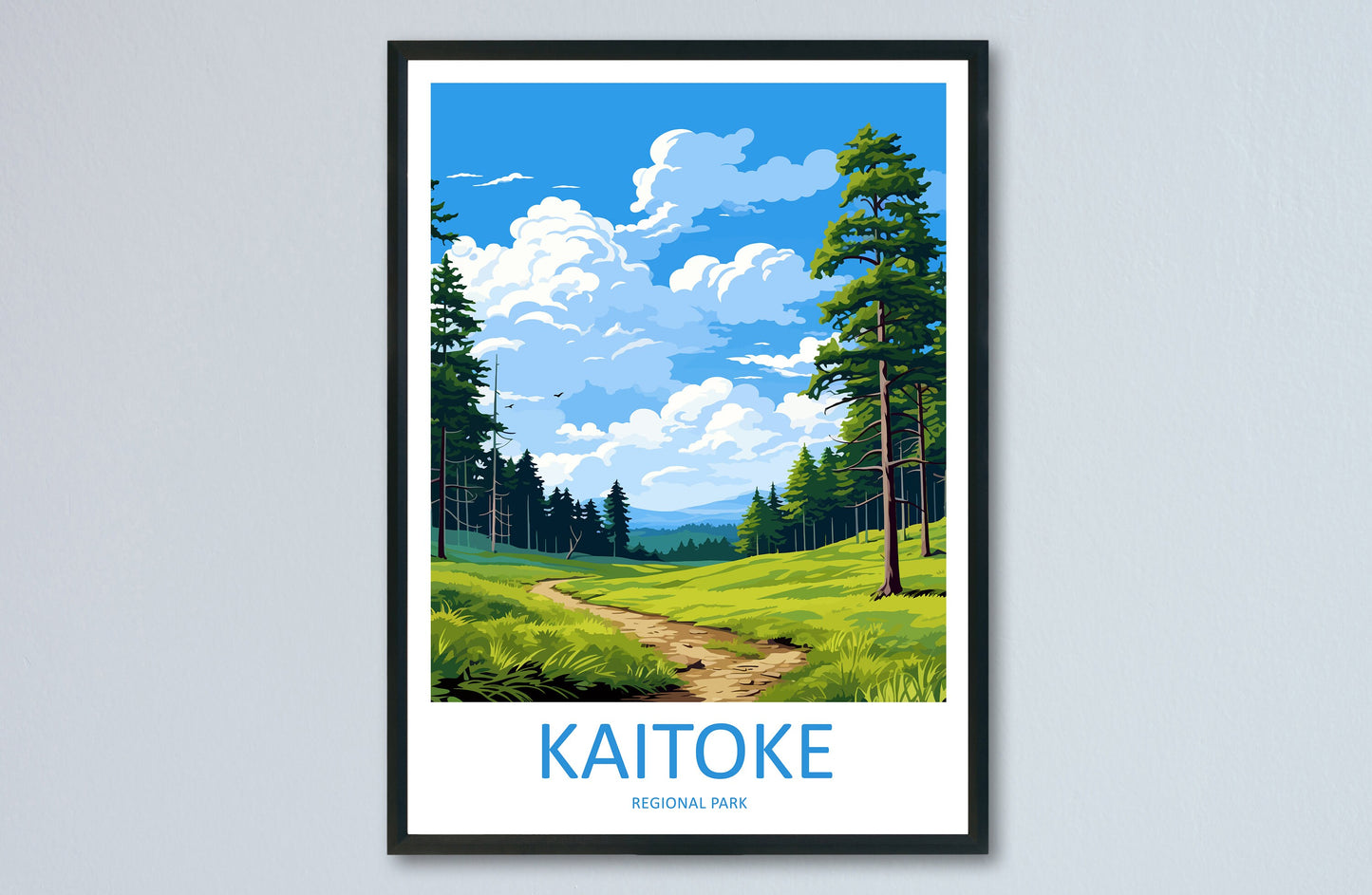 Kaitoke Regional Park Travel Print Wall Art Kaitoke Regional Park Wall Hanging Home Décor Kaitoke Regional Park Gift Art Lovers New Zealand