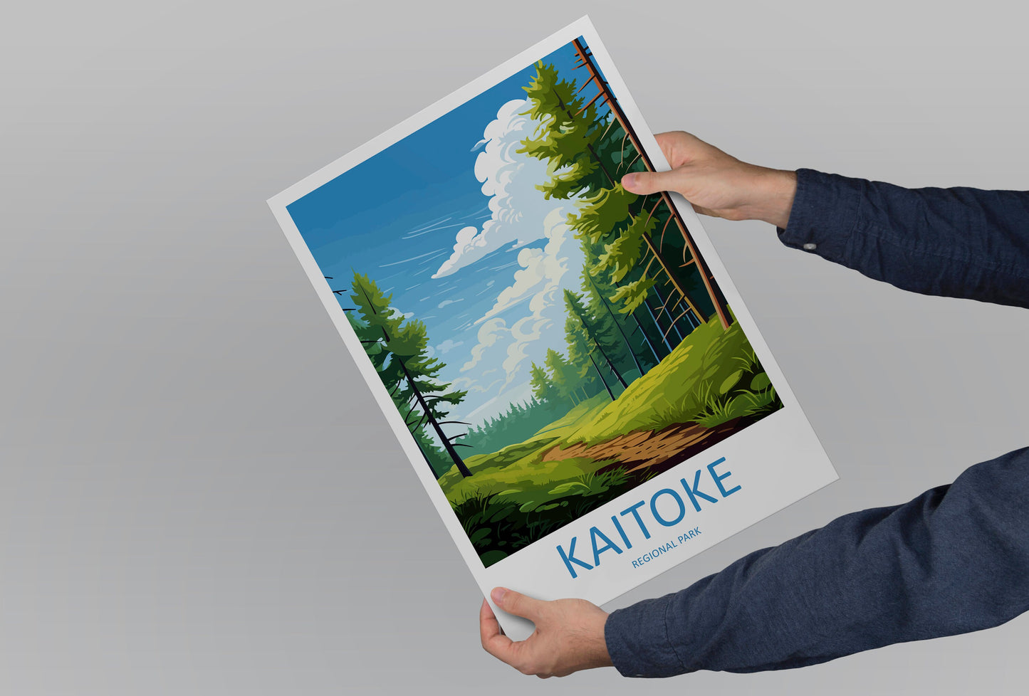 Kaitoke Regional Park Travel Print Wall Art Kaitoke Regional Park Wall Hanging Home Décor Kaitoke Regional Park Gift Art Lovers New Zealand
