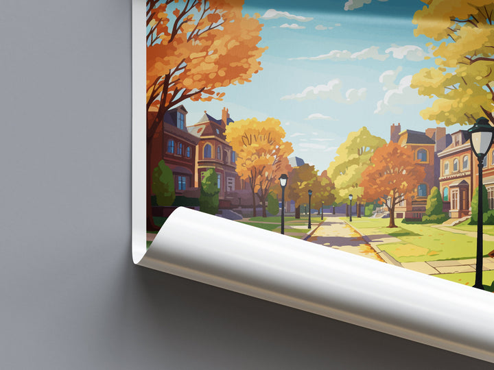 Hyde Park Travel Print Wall Art Hyde Park Wall Hanging Home Décor Hyde Park Gift Art Lovers New York State Art Gift Lover Print