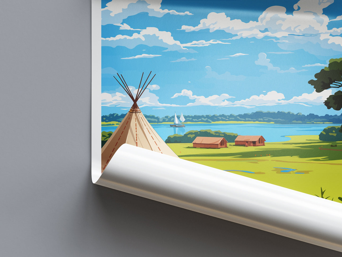 Waitangi Treaty Grounds Travel Print Wall Art Waitangi Treaty Grounds Wall Hanging Home Décor Waitangi Treaty Grounds New Zealand