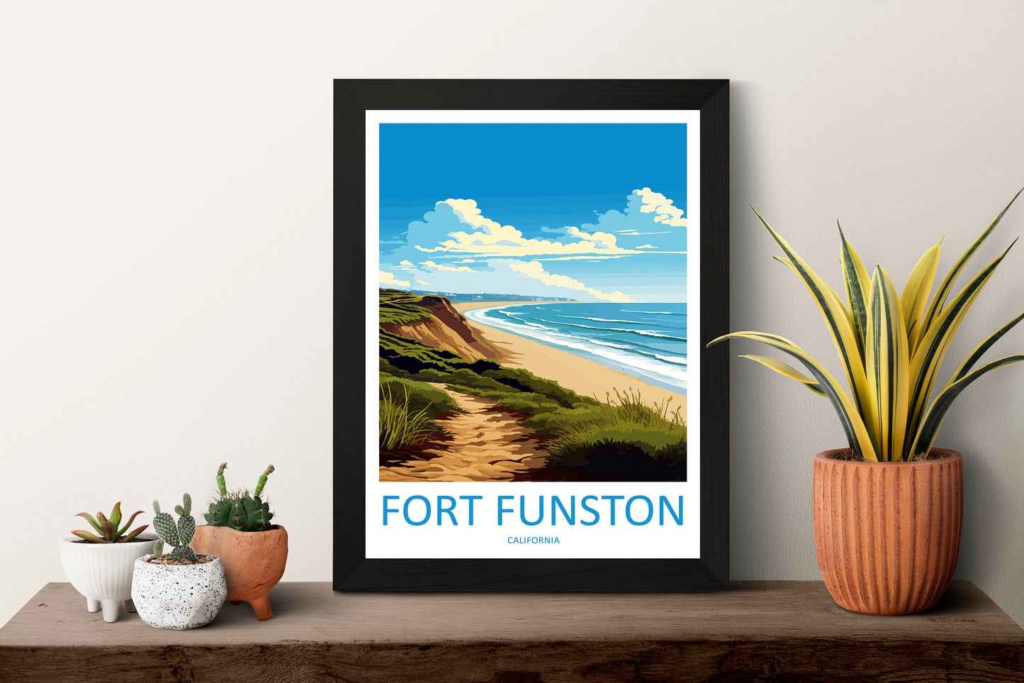 Fort Funston Travel Print Wall Art Fort Funston Wall Hanging Home Décor Fort Funston Gift Art Lovers California Art Lover Gift Fort Funston