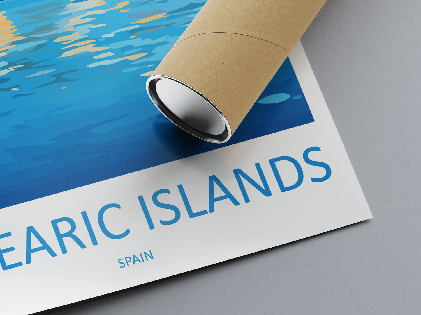 Balearic Islands Travel Print Wall Art Balearic Islands Wall Hanging Home Décor Balearic Islands Gift Art Lovers Spain Art Gift