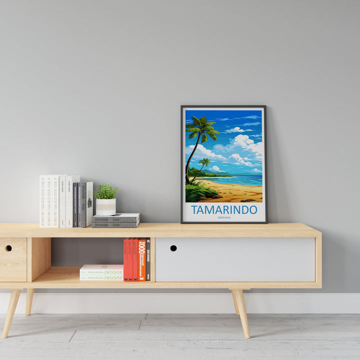 Tamarindo Travel Print Wall Art Tamarindo Wall Hanging Home Décor Tamarindo Gift Art Lovers Wall Art Costa Rica Wall Art