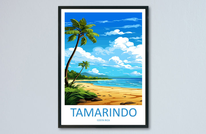 Tamarindo Travel Print Wall Art Tamarindo Wall Hanging Home Décor Tamarindo Gift Art Lovers Wall Art Costa Rica Wall Art