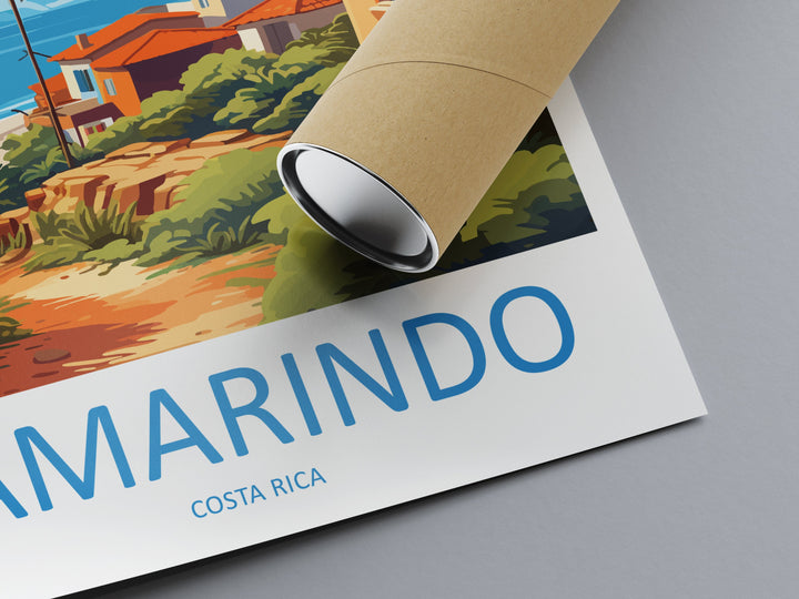 Tamarindo Travel Print Wall Art Tamarindo Wall Hanging Home Décor Tamarindo Gift Art Lovers Wall Art Costa Rica Wall Art