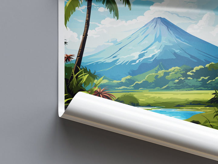 La Fortuna Travel Print Wall Art La Fortuna Wall Hanging Home Décor La Fortuna Gift Art Lovers Wall Art Costa Rica Art Wall Art Gift
