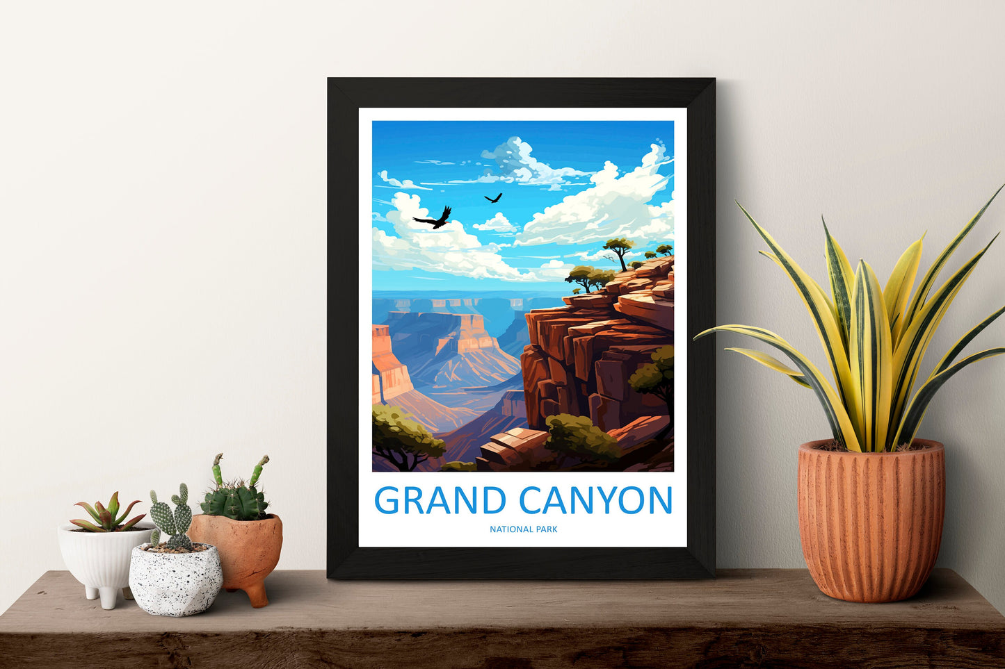 Grand Canyon National Park Travel Print Wall Art Grand Canyon Wall Hanging Home Décor Grand Canyon Gift Art Lovers Arizona Art Lover Gift