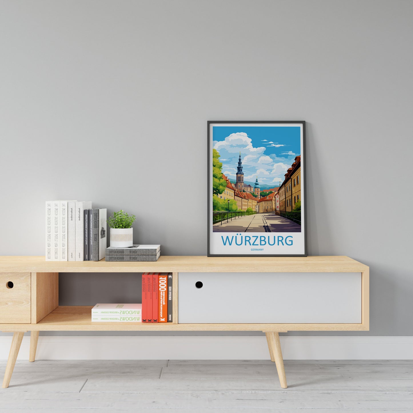 Würzburg Travel Print Wall Art Würzburg Wall Hanging Home Decor Würzburg Gift Art Lovers Wall Art Print Art Würzburg Germany
