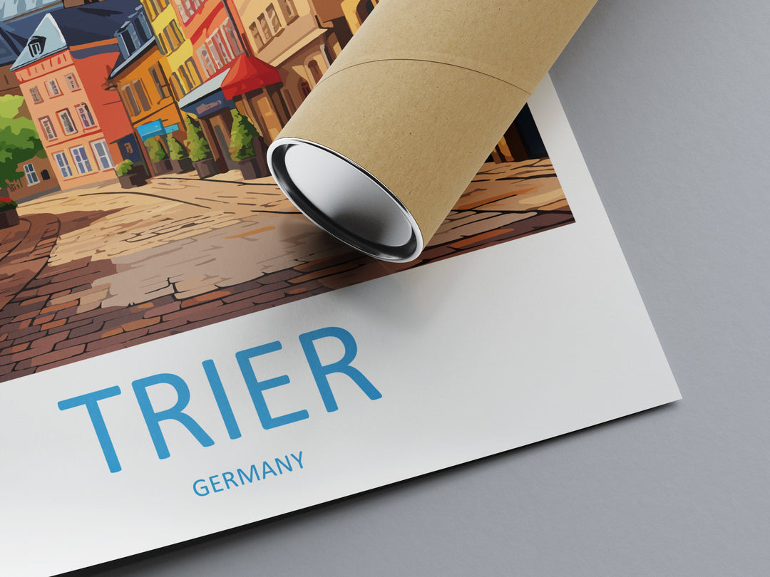 Trier Travel Print Wall Art Trier Wall Hanging Home Decor Trier Gift Art Lovers Wall Art Print Art Trier Germany