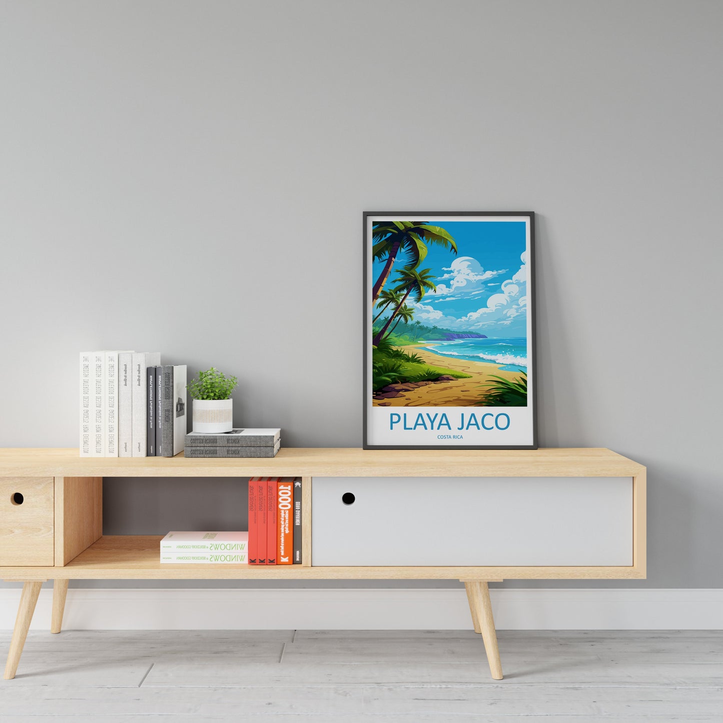 Playa Jaco Travel Print Wall Art Playa Jaco Wall Hanging Home Décor Playa Jaco Gift Art Lovers Costa Rica Wall Art Costa Rica Travel