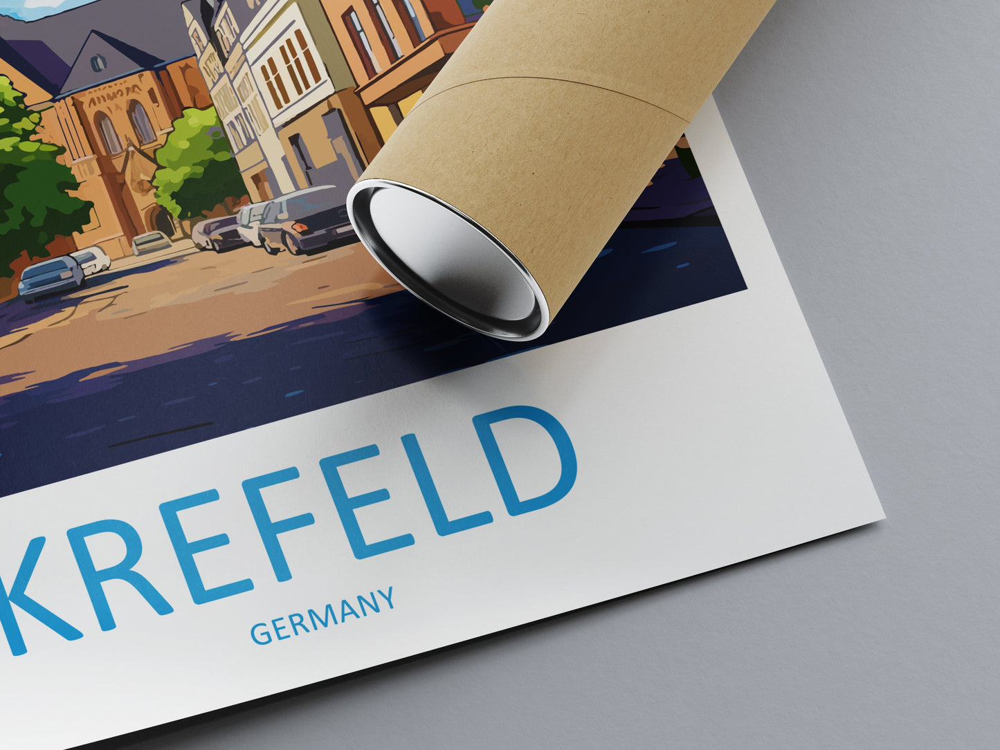 Krefeld Travel Print Wall Art Krefeld Wall Hanging Home Decoration Krefeld Gift Art Lovers Wall Art Print Art Krefeld Germany Poster