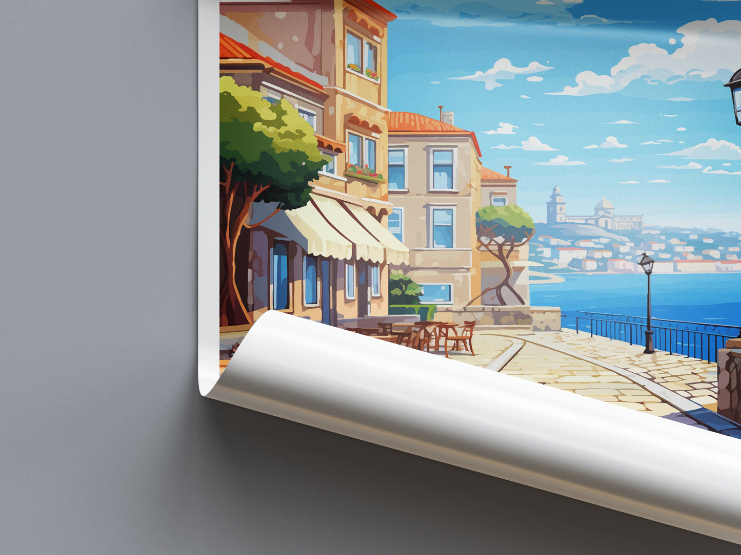 Vila Nova De Gaia Travel Print Wall Art Vila Nova De Gaia Wall Hanging Home Décor Vila Nova De Gaia Gift Art Lovers Portugal Art Lover Gift