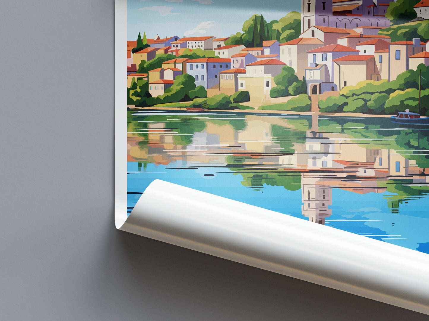 Tomar Travel Print Wall Art Tomar Wall Hanging Home Décor Tomar Gift Art Lovers Portugal Art Lover Gift Tomar Wall Décor