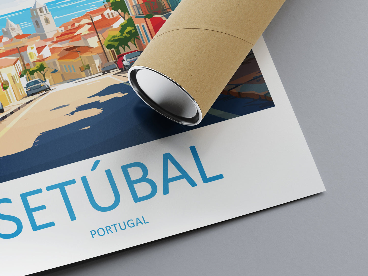 Setúbal Travel Print Wall Art Setúbal Wall Hanging Home Décor Setúbal Gift Art Lovers Portugal Art Lover Gift Setúbal Wall Décor