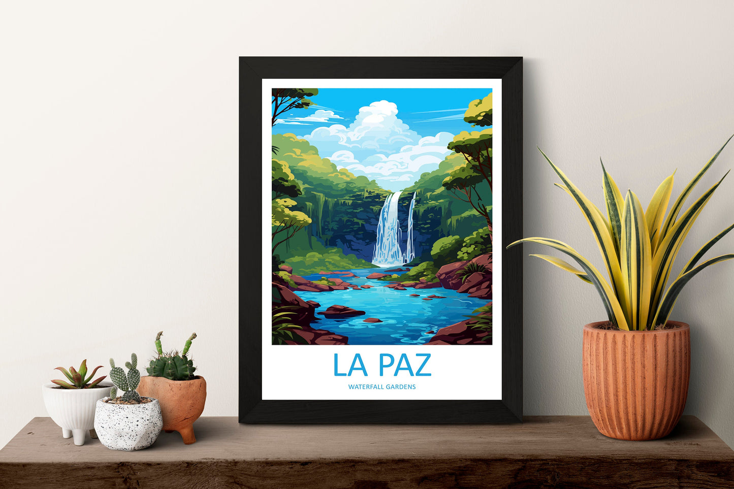 La Paz Waterfall Gardens Travel Print Wall Art La Paz Waterfall Gardens Wall Hanging Home Décor La Paz Waterfall Gardens Gift Art Costa Rica