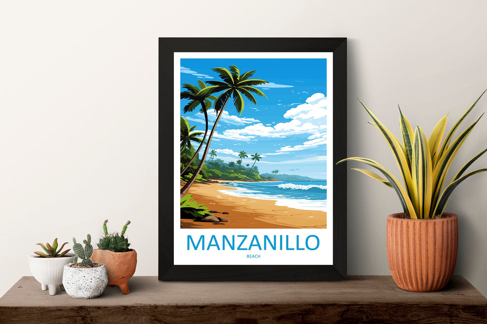 Manuel Antonio Beach Travel Print Wall Art Manuel Antonio Beach Wall Hanging Home Décor Manuel Antonio Beach Gift Art Costa Rica