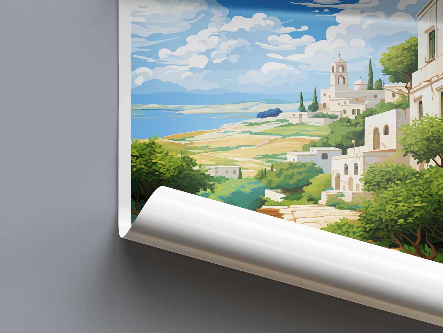 Puglia Travel Print Wall Art Puglia Italy Wall Hanging Home Decor Puglia Gift Art Lovers Wall Art Print Puglia Italy