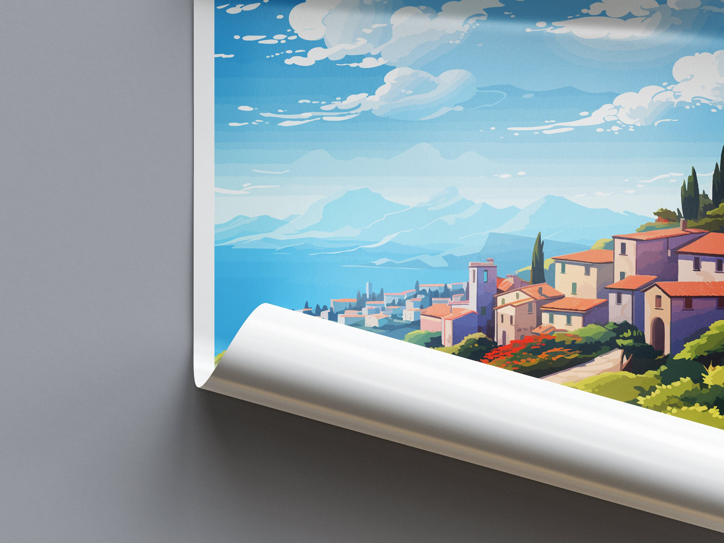 Elba Travel Print Wall Art Elba Italy Wall Hanging Home Decor Elba Gift Art Lovers Wall Art Print Elba Italy