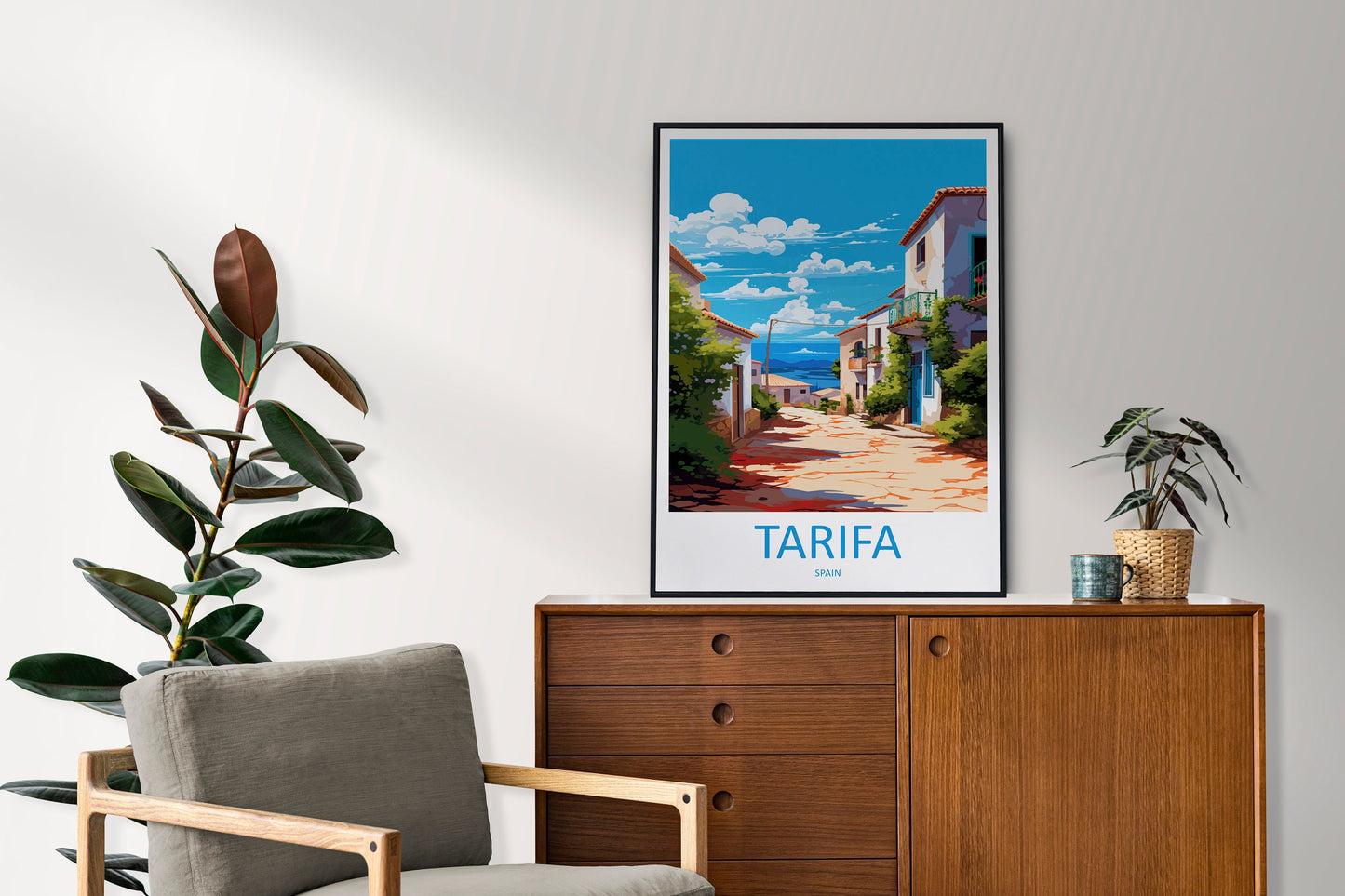 Tarifa Travel Print Wall Art Tarifa Wall Hanging Home Décor Tarifa Gift Art Lovers Spain Art Lover Gift Tarifa Print Spain Art