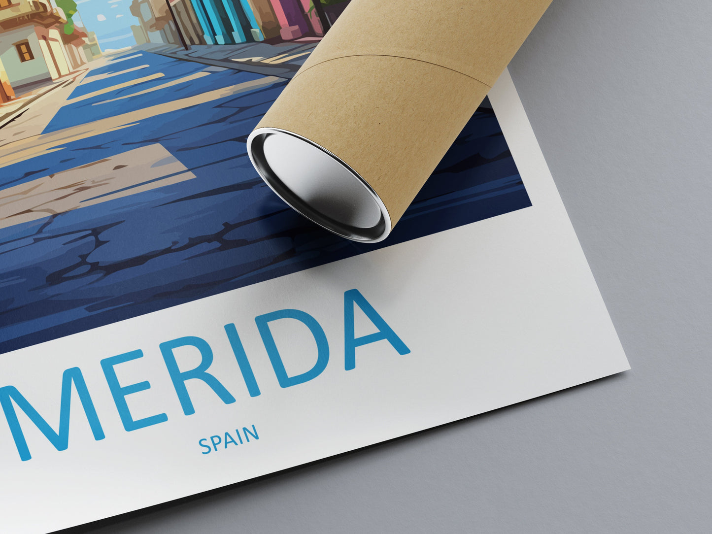 Merida Travel Print Wall Art Merida Wall Hanging Home Décor Merida Gift Art Lovers Spain Art Lover Gift Merida Spain Poster Art