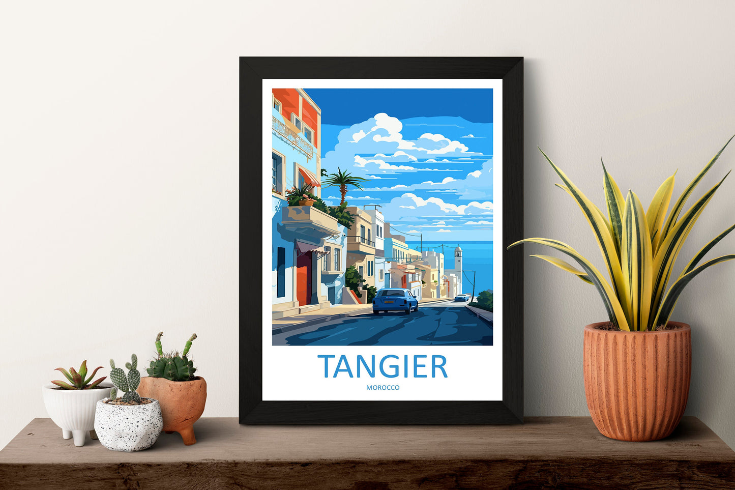 Tangier Travel Print Wall Art Tangier Wall Hanging Home Décor Tangier Gift Art Lovers Morocco Art Lover Gift Wall Art Morocco Art
