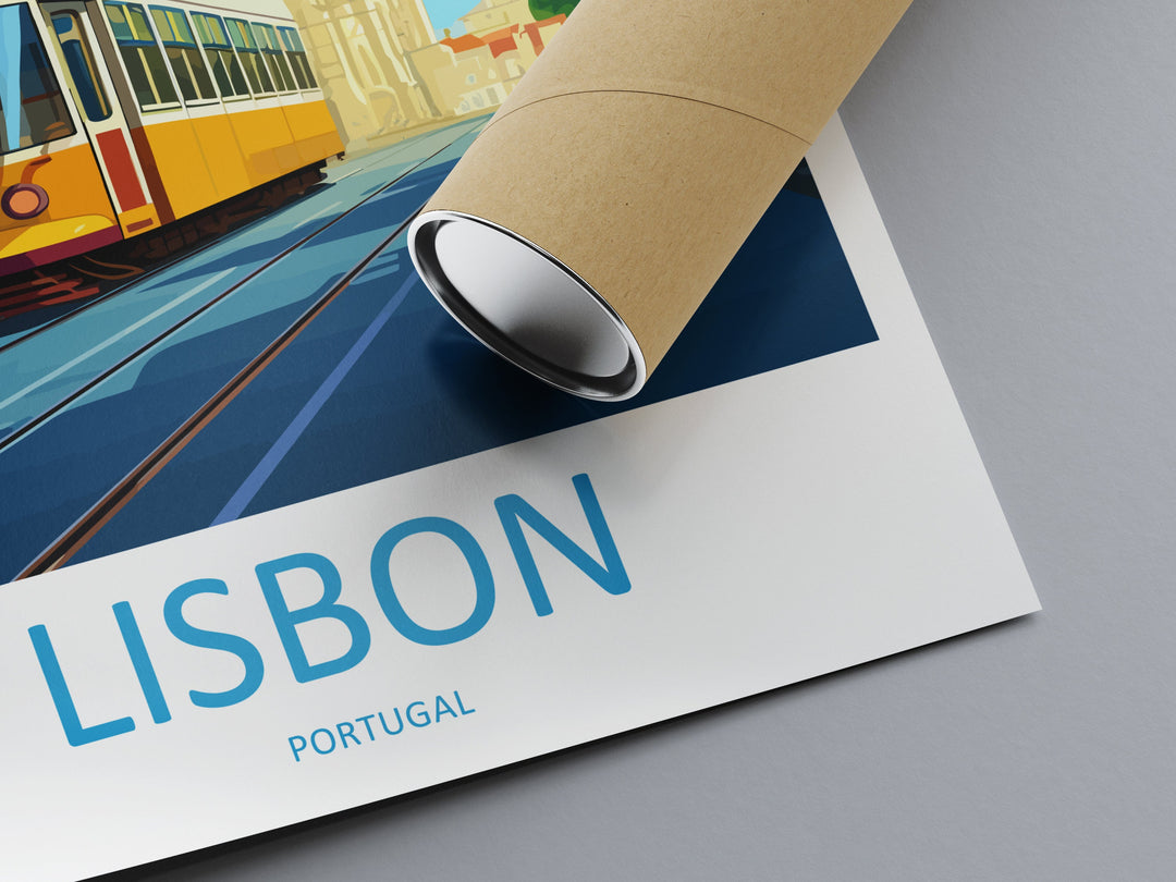 Lisbon Travel Print Wall Art Lisbon Wall Hanging Home Décor Lisbon Gift Art Lovers Portugal Art Lover Gift Lisbon Poster