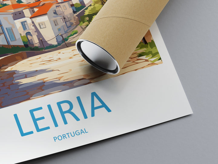 Leiria Travel Print Wall Art Leiria Wall Hanging Home Décor Leiria Gift Art Lovers Portugal Art Lover Gift Leiria Poster