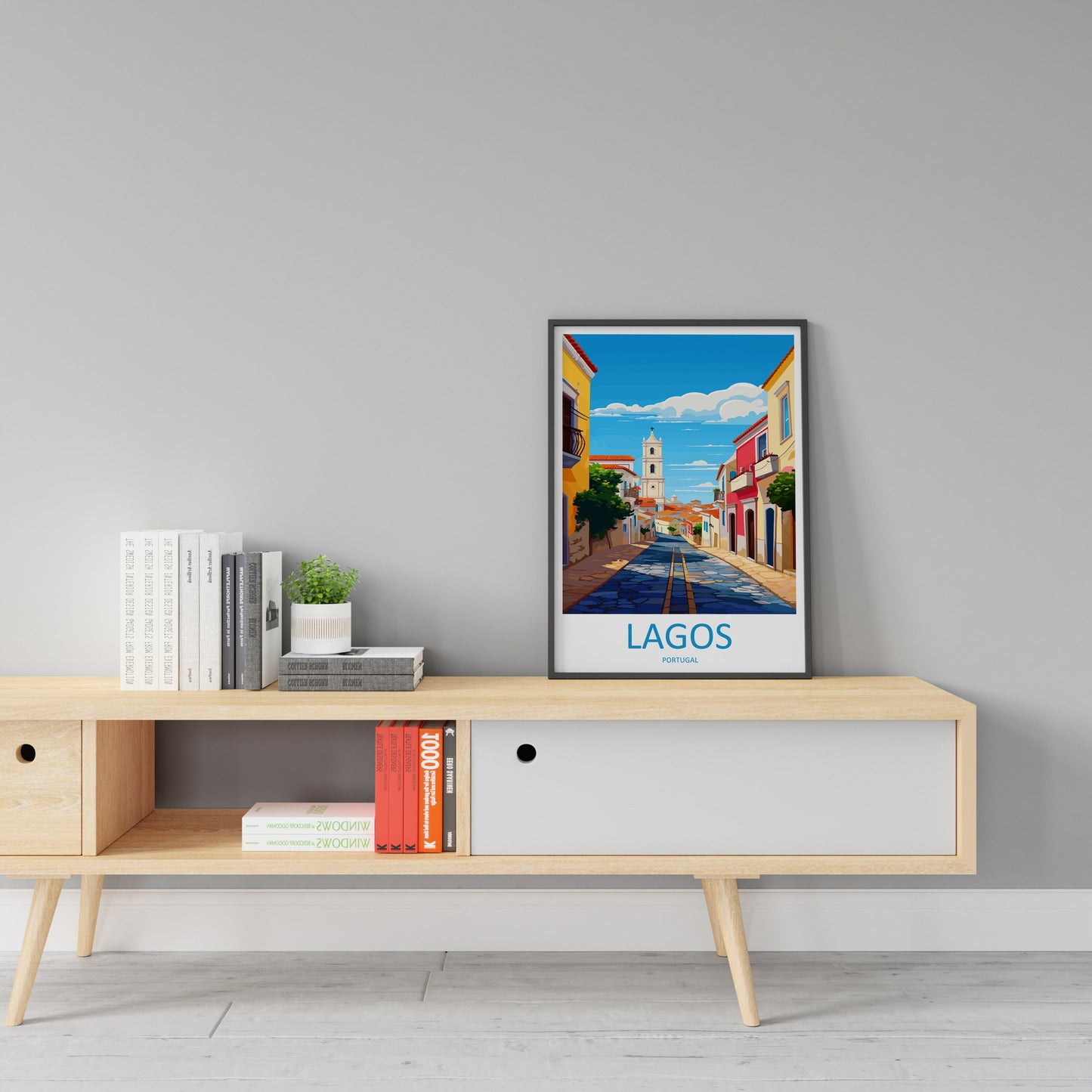 Lagos Travel Print Wall Art Lagos Wall Hanging Home Décor Lagos Gift Art Lovers Portugal Art Lover Gift Lagos Poster