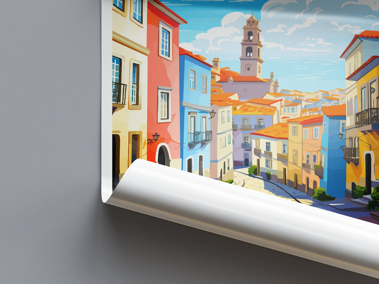Guarda Travel Print Wall Art Guarda Wall Hanging Home Décor Guarda Gift Art Lovers Portugal Art Lover Gift Guarda Poster