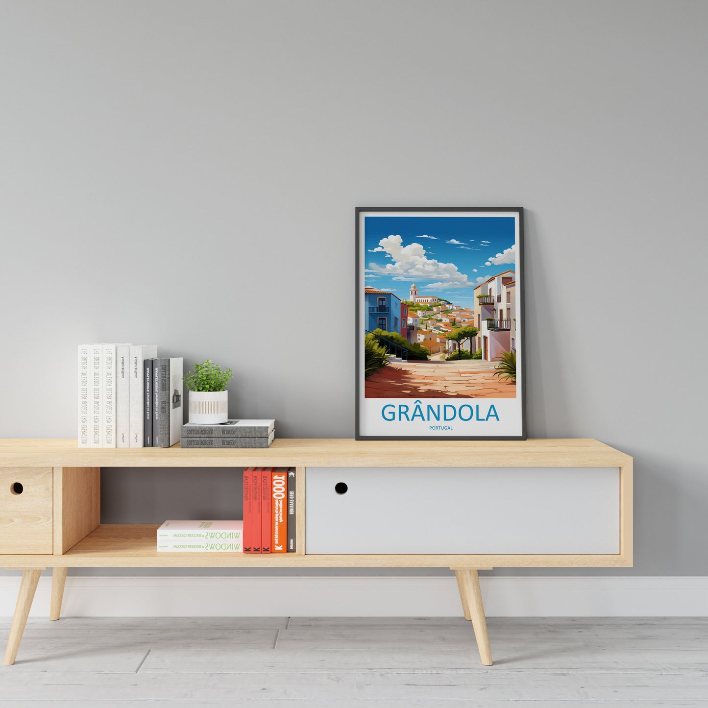 Grândola Travel Print Wall Art Grândola Wall Hanging Home Décor Grândola Gift Art Lovers Portugal Art Lover Gift Grândola Poster