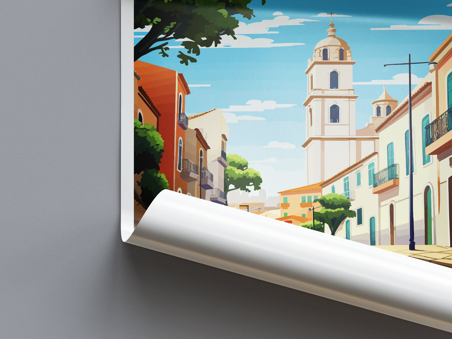Faro Travel Print Wall Art Faro Wall Hanging Home Décor Faro Gift Art Lovers Portugal Art Lover Gift Faro Poster