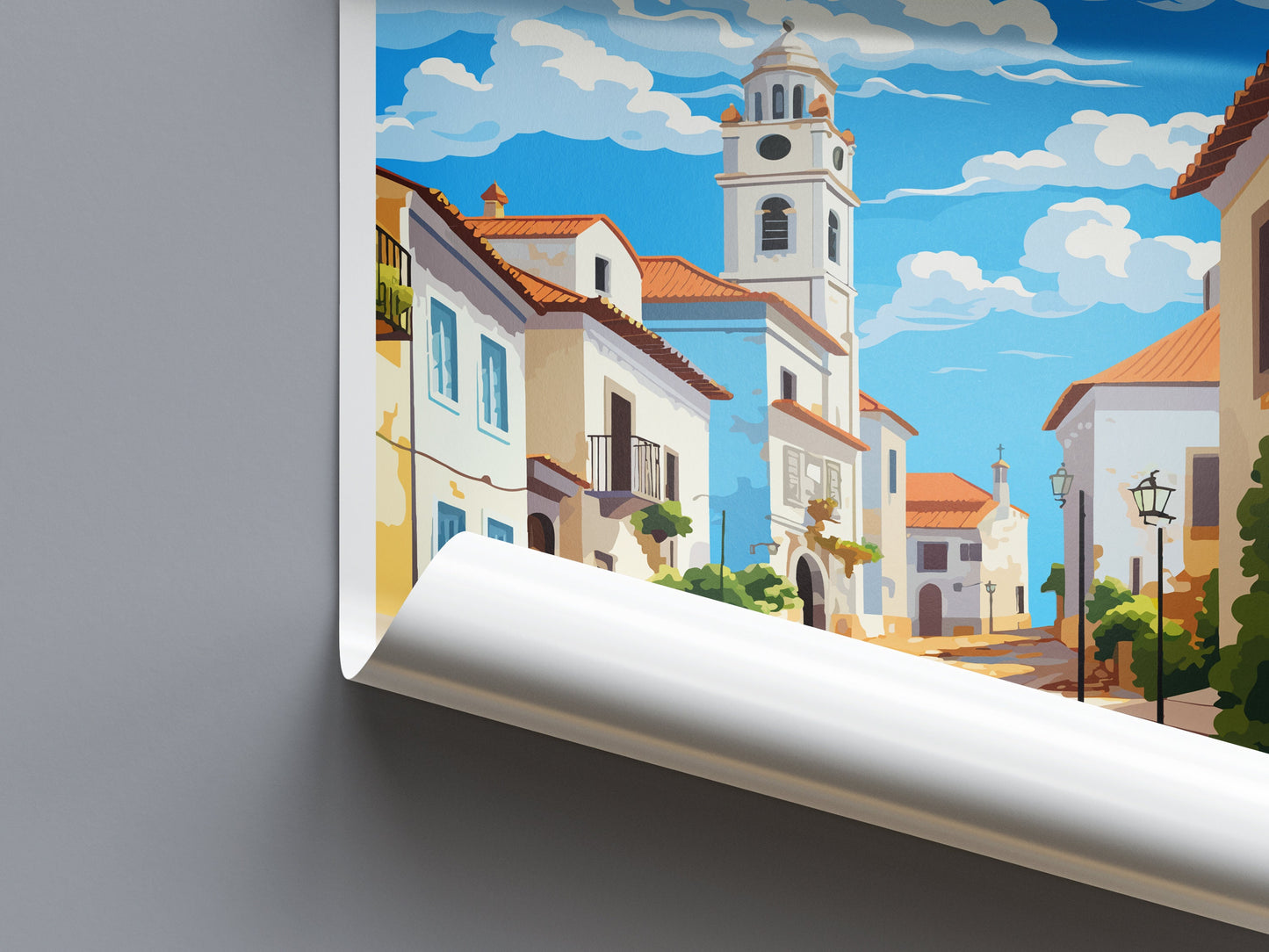 Evora Travel Print Wall Art Evora Wall Hanging Home Décor Evora Gift Art Lovers Portugal Art Lover Gift Evora Poster